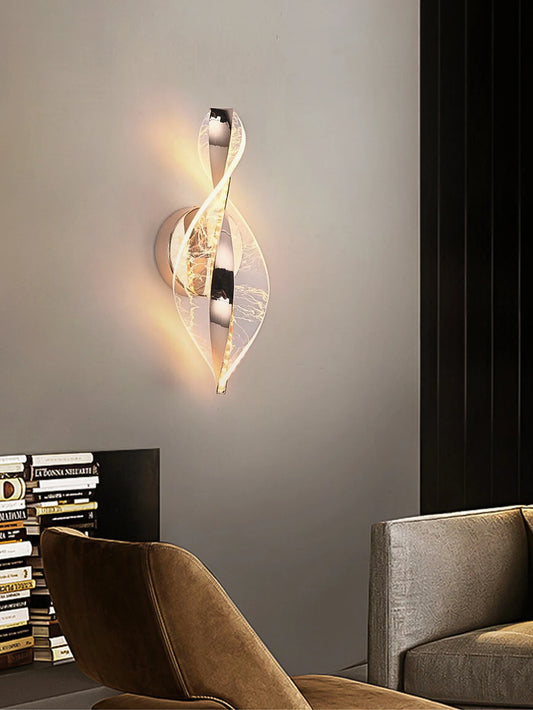 LED Modern 1PC Gold/Black Acrylic wall lamp,Lustre Hallway, Bedroom,Living room,Bedside lamps room decor,Wall decoration items