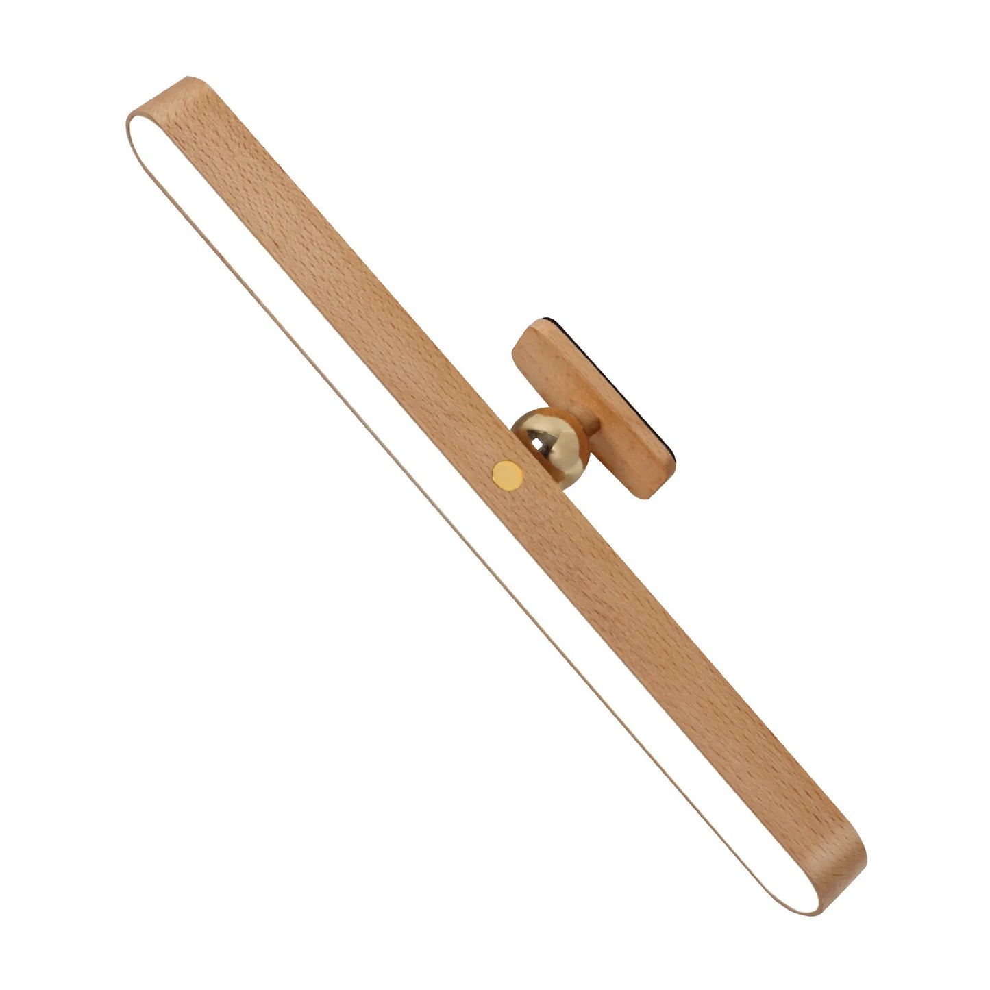 Wooden Cordless Mirror Light LED Night Light Adjustable Reading Lighting Design Bedside Wall Lamp